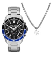 Armani Exchange AX7166SET Erkek Kol Saati (Gümüş)
