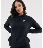 Sportswear Essential Po Hoodie Kapüşonlu Sweatshirt Siyah