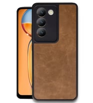 V30 Lite 4G Kılıf Aras Deri Kapak - Taba
