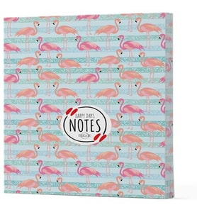 Flamingo 1 - Yan Baskılı Çizgili Defter