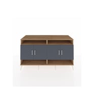 Kronos Konsol 6 Raflı 4 Kapaklı 176x59x99 Çam-Antrasit/Aytaşı