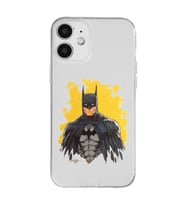 Iphone 12 Uyumlu Batman Tasarımlı Şeffaf Telefon Kılıfı