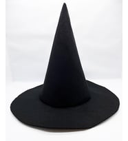 Siyah Cadı Şapkası - Cadılar Bayramı Şapkası - Halloween Şapkası - Halloween Hat