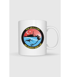 Tcg Ağ-6 A-1581 Tasarımlı Kupa Bardak