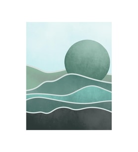 Bohem Minimalist Çizgisel Kanvas Tablo 0017