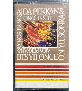 (Plak Değildir KASET tir) Kaset Ajda Pekkan Beş Yıl Önce On Yıl Sonra Kaset