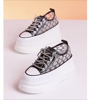 Guja Yüksek Taban İthal Taşlı Sneakers