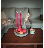 Mumelia Candles Sonbahar Hissi - Doğal Soya Dekoratif Mum Seti