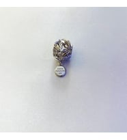 Bayan Gümüş Bileklik Uyumlu Charm