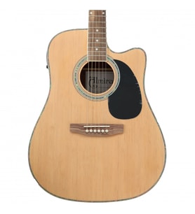 Almira F650N-C Elektro Akustik Gitar - Naturel (Başlangıç/Orta - Cutaway Kasa)  Naturel Parlak Cila, Dahili Tuner ve 4-Band EQ, Ihlamur Gövde Yapısı  Ölçüler: 41 İnç Standart Dreadnought