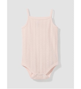 LCW baby Pembe İp Askılı Kız Bebek Çıtçıtlı Body