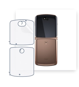 SChitec MOTOROLA Razr 5G 2020 Uyumlu Arka Yüzey Hidrojel Koruyucu Film
