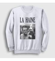 Presmono Unisex Beyaz Vinz Film La Haine Sweatshirt 500243tt (Beyaz)