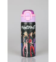 x Dekomus Lisanslı Manifest Toz Pembe Collection 600 ML Çelik Matara