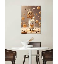 MUTLU KURABİYE KANVAS TABLO EV DUVAR SALON OFİS HEDİYELİK DEKARASYON SÜSÜ ÖLÇÜ SEÇİNİZ :)
