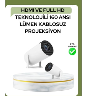 Full Destekli 130 İnç Projeksiyon
