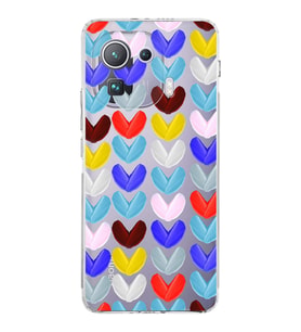PrintiFy Xiaomi Mi 11 Pro ile Uyumlu Water Color 1  Kamera Korumalı Şeffaf  Kılıf