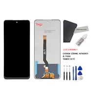 Tkgz - Tecno Camon 18P Uyumlu Lcd Ekran Dokunmatik -A- Kalite + B-7000 + TAMİR SETİ