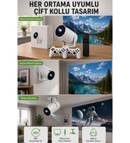 Kablosuz 4K Projeksiyon – Wi‑Fi 6 & Bluetooth 5.0 ile Oyun ve Uygulama Merkezli Yeni Nesil