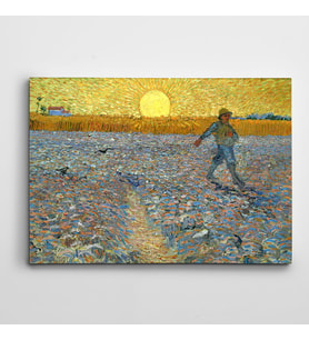Vincent Van Gogh The Sower Kanvas Tablo