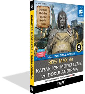 3D STUDIO MAX İLE KARAKTER MODELLEME RENKLİ (Çok Renkli)