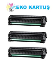 Eko Kartuş Hp Laser Mfp 137FNW Ekonomik Avantajlı 3'lü Paket ÇİPSİZ(W1106A) Muadil Toner, (Siyah)
