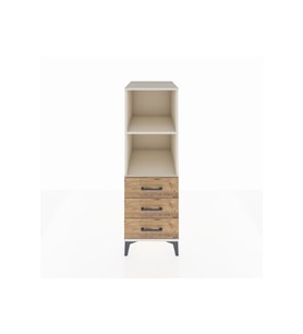Kronos Dolap 2 Raflı 3 Çekmeceli 44x59x134 Aytaşı-Çam