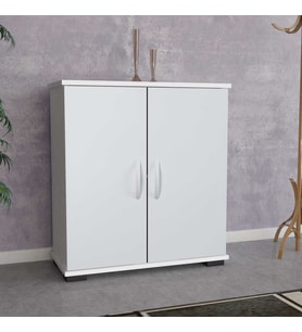 Modilayn BULUT 70 x 76 cm 4 Raflı Beyaz Ayakkabılık