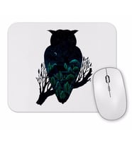 Owl Night Baykuş Mouse Pad