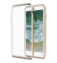 VRS Design iPhone 8 Plus / 7 Plus ile Uyumlu New Crystal Bumper Kılıf Shine Gold