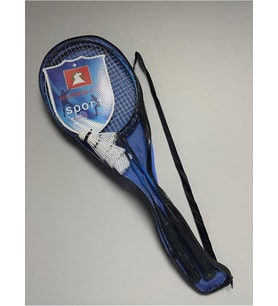 Çantalı Badminton Seti, 2 Raket, 3 Top, Mavi