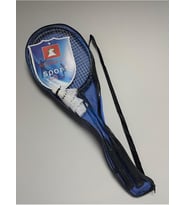 Çantalı Badminton Seti, 2 Raket, 3 Top, Mavi