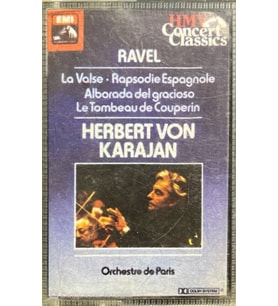(Plak Değildir KASET tir) Herbert Von Karajan Ravel La Valse Classic Kaset