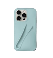 Caş Dekorasyon Turkuaz Renk 14 Pro Max Telefon Kılıfı