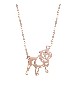 Altın Köpek Kolye (Sarı Altın)