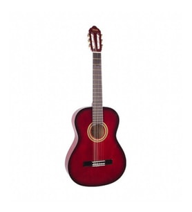 Valencia Vc101trds Klasik Gitar 1/4 Kırmızı Sap Çelikli