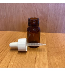 20 Ml Plastik Damlalıklı Amber Cam Şişe , 20Cc Kahverengi Cam Şişe Damlalıklı x 6 Adet