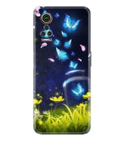 General Mobile GM 21 Pro GM 22 Pro Plus Kılıf Desemli Silikon Neon Butterflys 1309