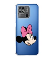 Redmi 10c  Kamera korumalı Kapak Minnie Mouse Tasarımlı  Şeffaf Kılıf
