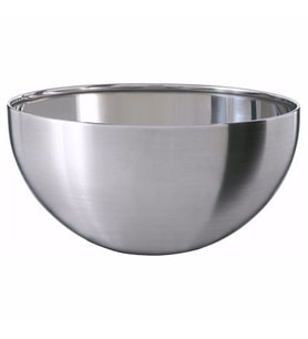 Servis Salata Kasesi IKEA Metal 12 cm MeridyenDukkan Paslanmaz Çelik Kase Sunum