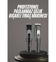 Pro Şarjlı Saç Sakal Tıraş Makinesi Ense Kesme Makinesi Lazer Öncesi Kısaltma