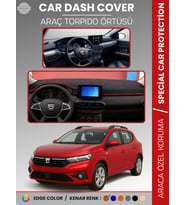 DACIA SANDERO (2021+) EKRANLI MODEL Torpido Örtüsü Torpido Koruma Çatlamayı Engeller Tam Uyum
