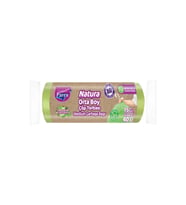 Natura Büzgülü Çöp Torbası Orta Boy 15'li 55 x 60 cm