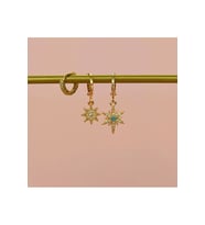 Kuzey Yıldızı Küpe 3 lü Set (Çok Renkli)