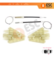 Alfa Romeo 159 939 2005-2011 4/5 Kapı İçin Elektrikli Arka Sağ veya Sol Kapı Cam Kriko Tamir Seti