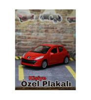 Peugeot 207 Metal Araba - 207 Oyuncak Araba - Kişi