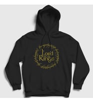 Presmono Unisex Siyah Rule Yüzüklerin Efendisi The Lord Of The Rings Kapüşonlu Sweatshirt 253220tt
