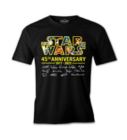 Star Wars - 45th Anniversary Siyah Erkek Tshirt
