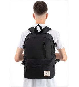 Unisex, Ultra Hafif, Çok Cepli, Sırt Çantası Siyah Model: (VNT-3C)