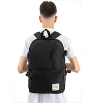 Unisex, Ultra Hafif, Çok Cepli, Sırt Çantası Siyah Model: (VNT-3C)